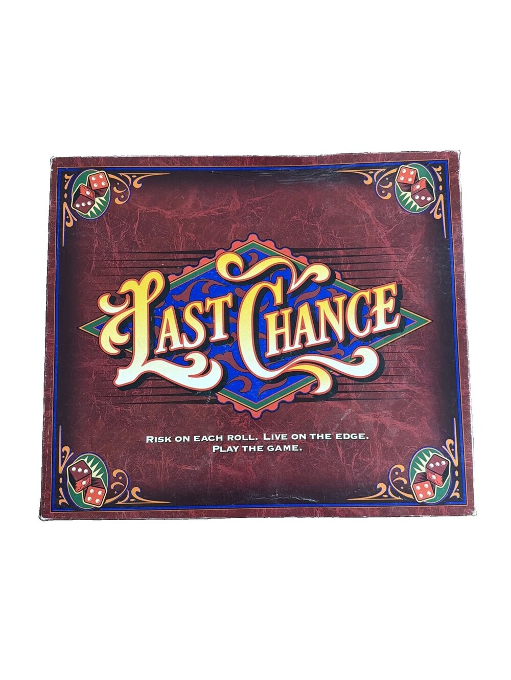 Vintage Last Chance Dice Rolling Board Game 100% Complete Milton Bradley 1995